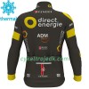 Cykeltøj Langærmet Vinter + Bib Cykelbukser 2017 Direct Energie N001